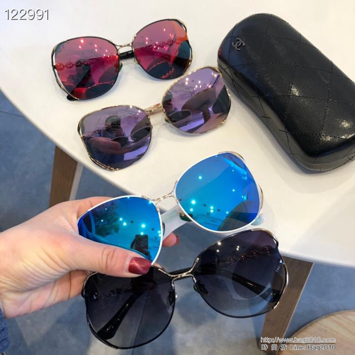 CHANEL香奈兒 2019專櫃新款 高清寶麗來偏光鏡片 女款太陽鏡  lly1255